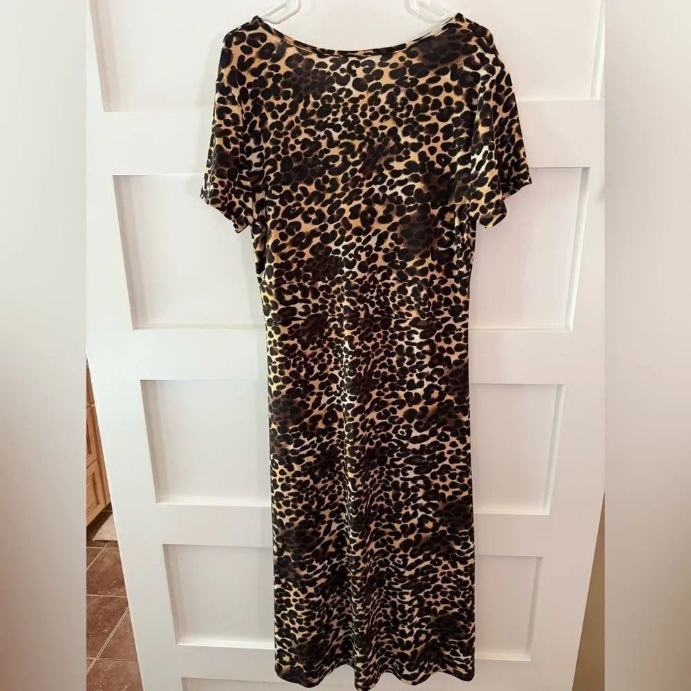 Leopard Print Maxi Dress - Picture 3 of 10